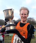 Dan Garbutt (Durham City) winner of the senior mens Northern Cross Country Champs, Knowsley Safari Park. Photo: David T. Hewitson/Sports for All Pics